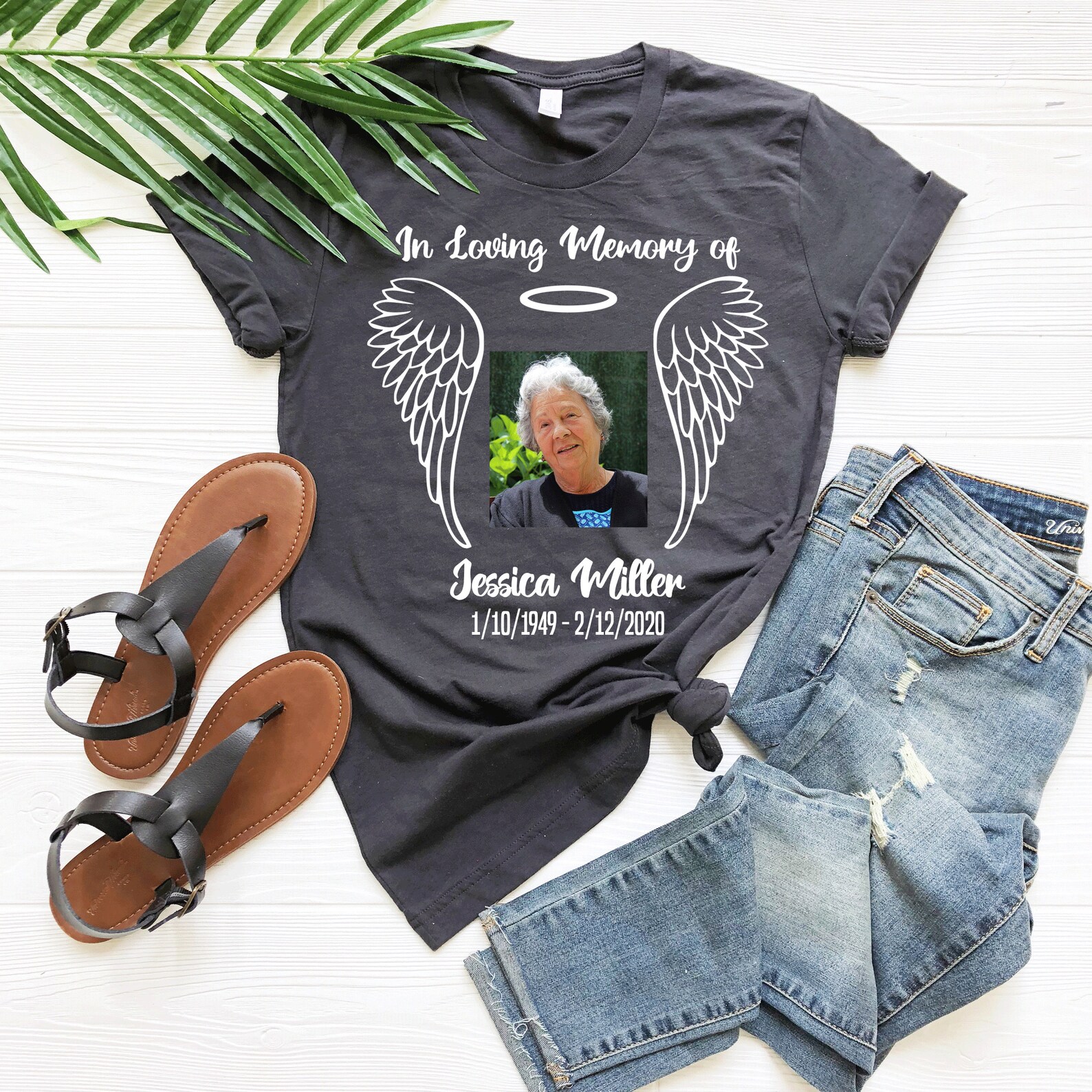Custom Memorial T Shirt in Loving Memory T-shirt R.I.P. - Etsy