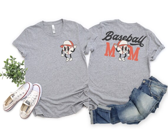 Baseball Mom T-Shirt, Baseball Mother Shirt, Sport Mom Outfit, Mothers Day Gift, Retro Baseball Mama, Baseball Lover Gift, Baseball Game Day