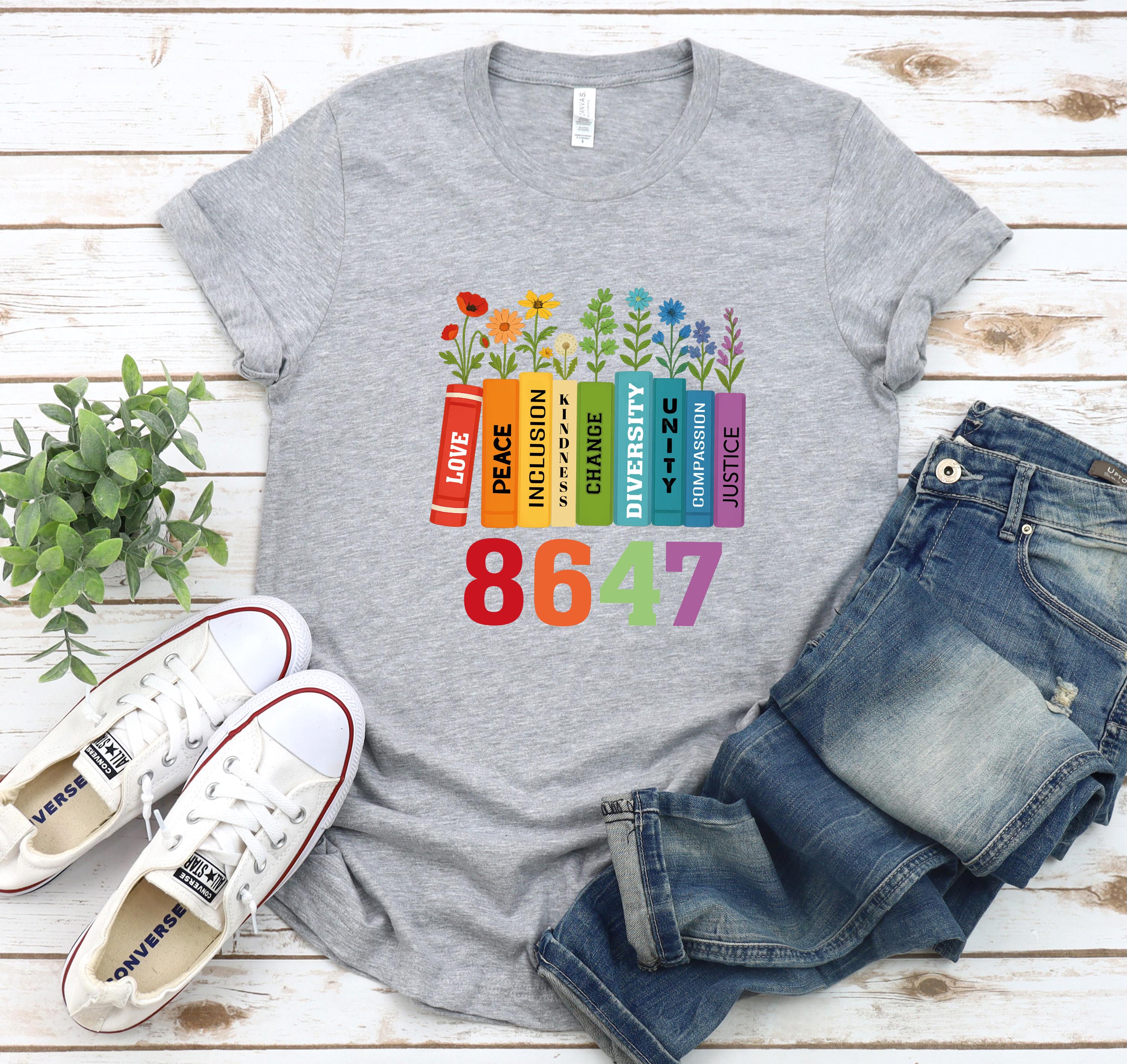 8647 Book T-shirt, 8647 T-shirt, Anti Maga T-shirt,anti Trump T