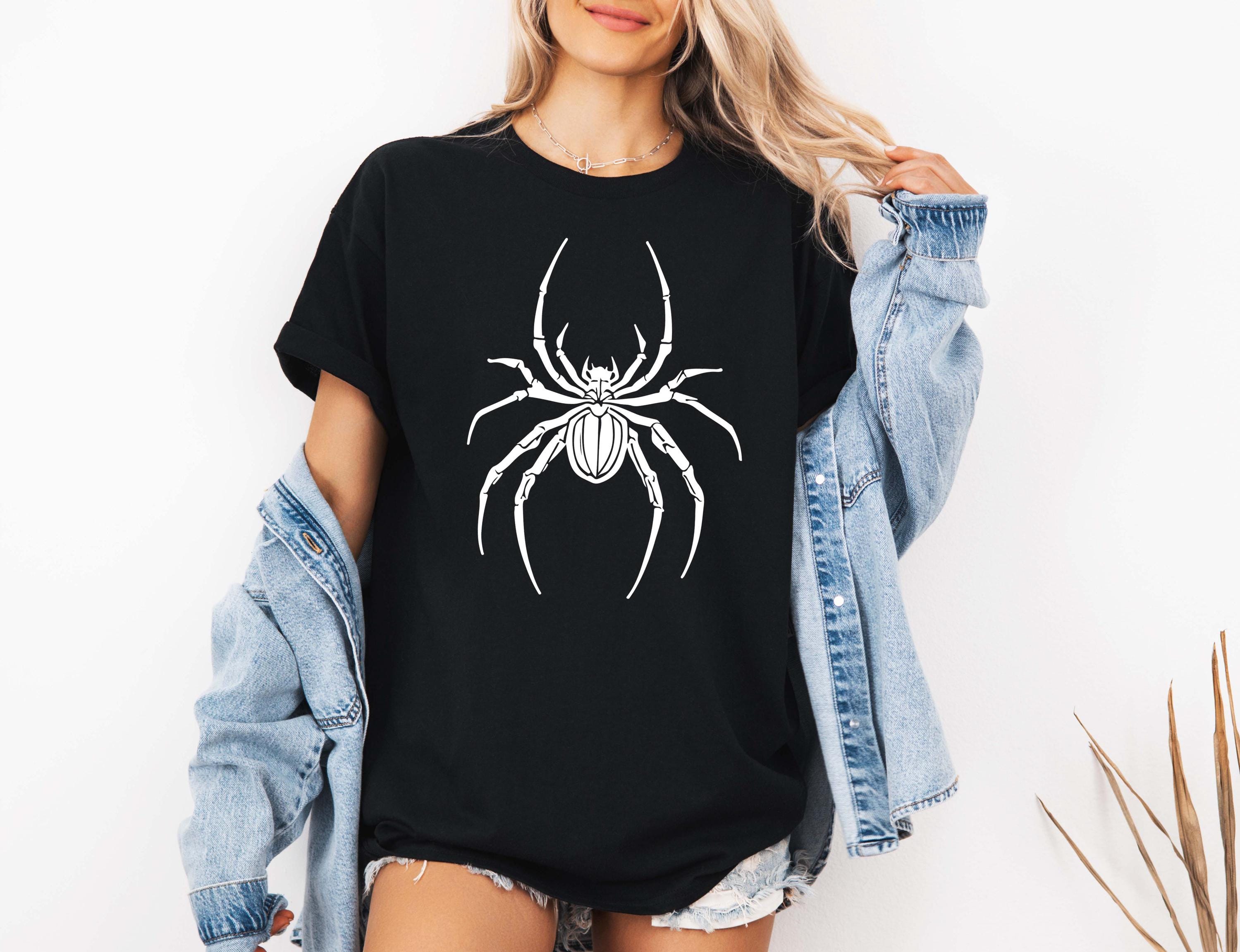 Vintage Spider 90s Graphic T-shirt, Retro Pump Cover Gothic Spider