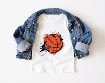 Basketball Shirt for Boys Girls, Basketball Kids Shirt, Sports Gifts for Kids, Basketball Fan Shirt, Basketball Lovers, Toddler Game Day Tee
