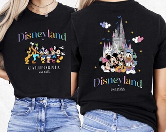 Disneyland Est. 1955 T-shirt,Disneyland California T-shirt, Mickey And Friends T-shirt,Disney Trip T-shirt,Disney Magical Castle,Disneyworld