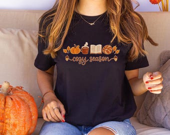 Fall Sweatshirt Pumpkin Spice,No Embroidered, Cozy Autumn Crewneck, Cute Cottagecore Gift for Her, Thanksgiving Sweatshirt, Trendy Fall Gift