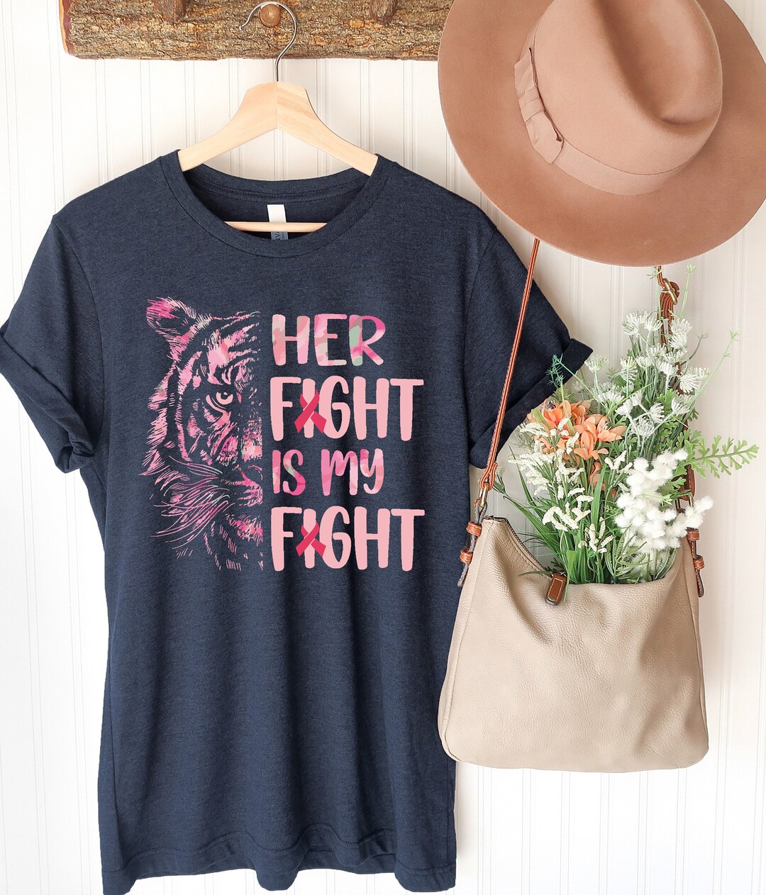 Breast Cancer Awareness Shirt, Her Fight is My Fight Shirt, Breast ...