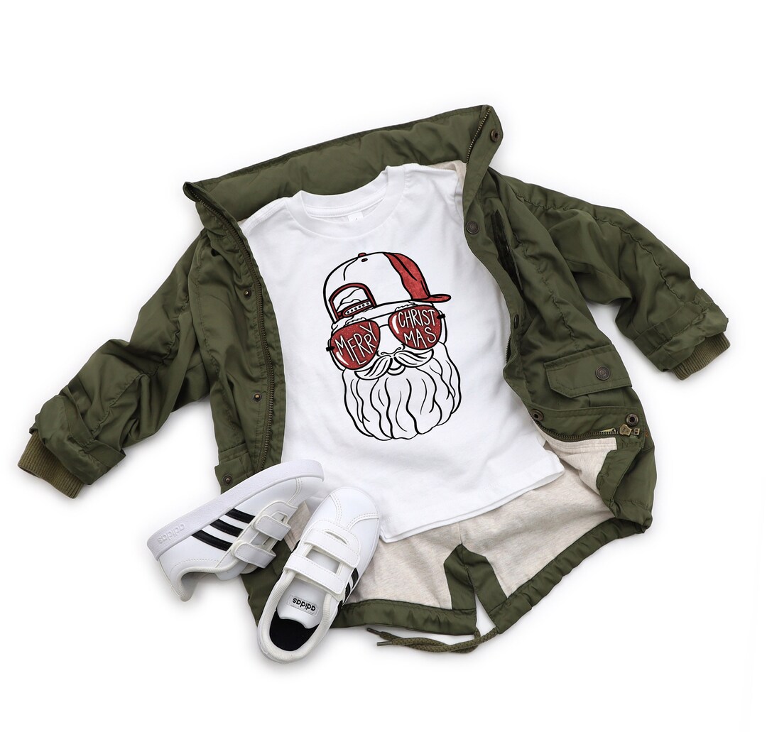 Fiji Christmas T Shirt Kid Cool Santa Claus LT6 main image 1