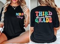 Custom Third Grade Teacher Shirt, 3rd Grade Dream Team Teacher Gift,Personalized Teacher Name Shirt,Teacher Appreciation,First Day of School