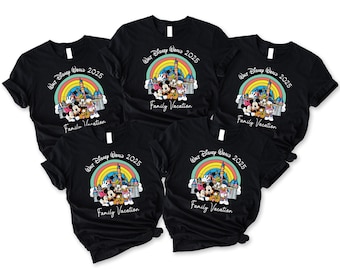 Walt Disneyworld T-shirt, Mickey And Friends T-shirt, Disney World T-shirt,Magic Kingdom Castle T-shirt, Disneyworld T-s, Disney Family Trip