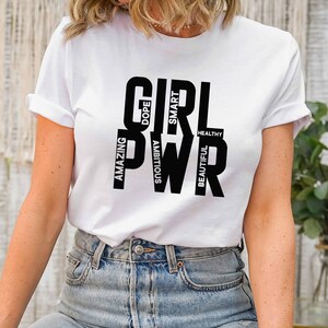 Girl Power T-shirt, Good Wishes T-shirt, Trendy Motivational T-shirt, Inspirational Shirt, Trendy Woman Shirt, Gift For Girl, Happy girl Tee