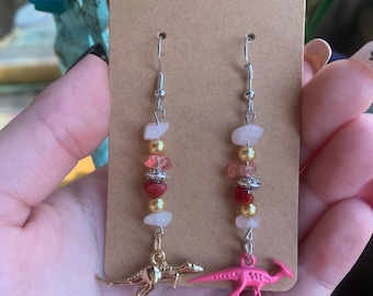 Dinosaur earrings