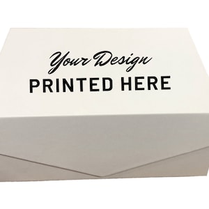 Custom Printed Magnetic Gift Boxes - perfect for Gift Hampers, Real Estate Gifts, Birthdays ...