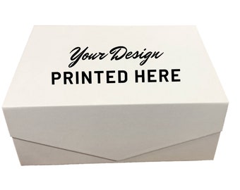 Custom Printed Magnetic Gift Boxes - perfect for Gift Hampers, Real Estate Gifts, Birthdays ...
