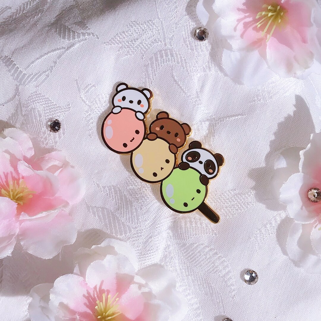 Dango Pin Dango Bears Enamel Pin - Etsy