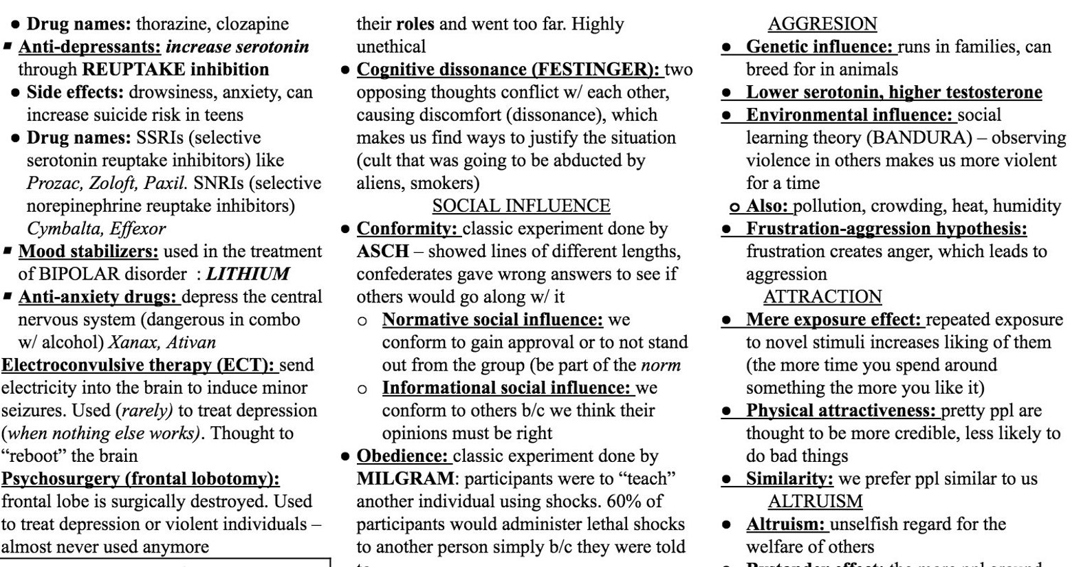 2021 Ap Psychology Cheat Sheet Pdf Study Guide Ap Psychology Etsy Canada