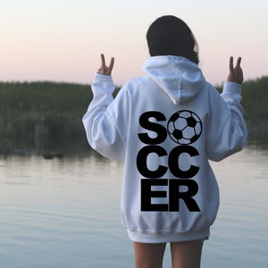 Soccer Hoodie, Girls Soccer Sweatshirt, Soccer Lovers, Soccer Player, Girls Soccer, Girls Gifts, Soccer Star, Cool Soccer Hoodie - Preppy