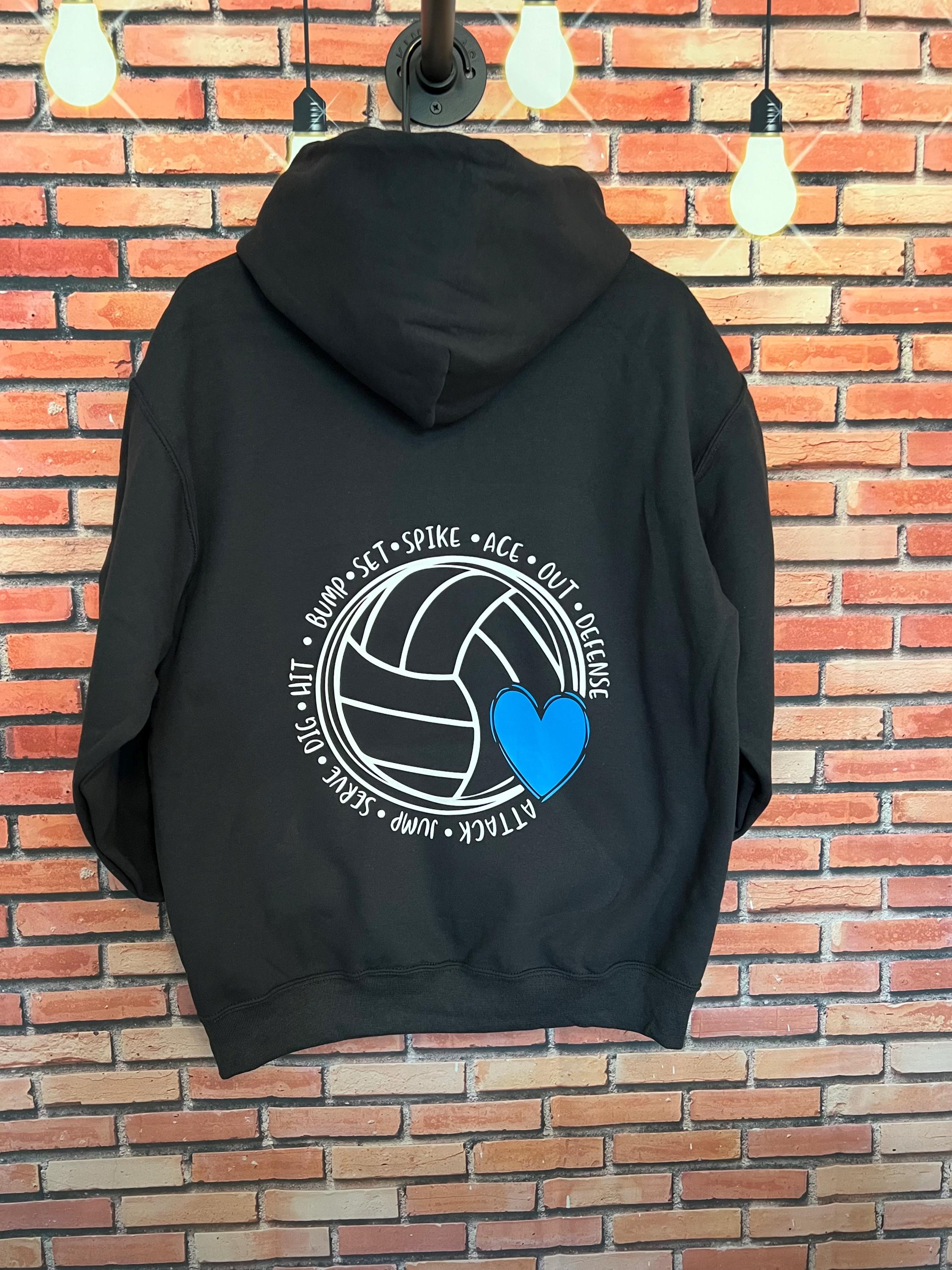 バレーボール 日本体育大学 スウェット Volleyball Hoodie Sweatshirt W/ Name and Player Number