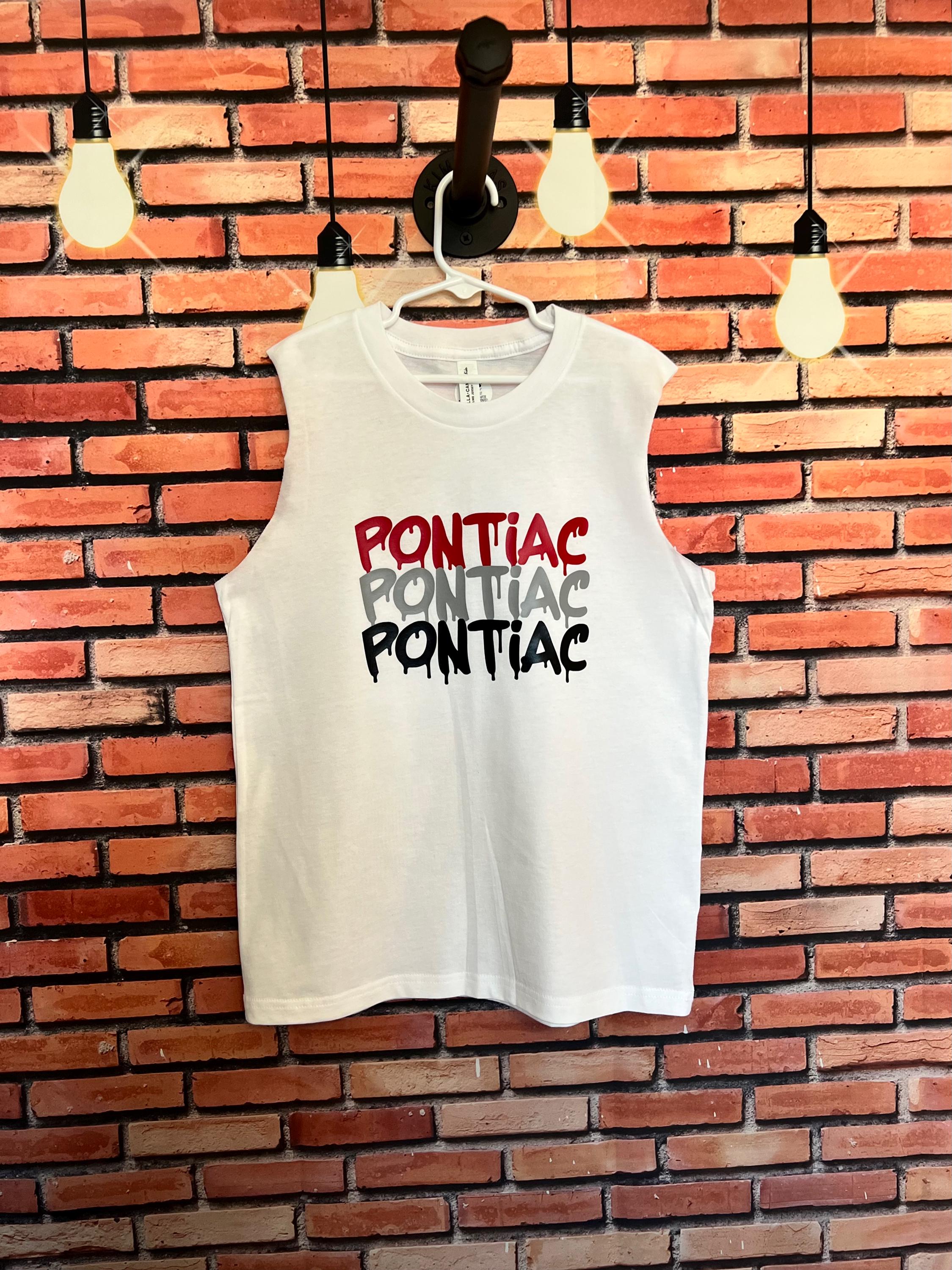 Summer Camp Muscle Tank for Boys & Girls. Customized Camper Top for Sleep Away or Day Camp, Graffiti Overnight Camp Top