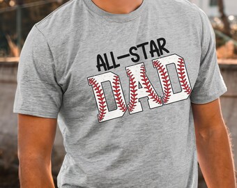Baseball Dad T-Shirt, Game Day Tee for Father - Plus Sizes Available! Proud Daddy / Coach Gift, Baseball Obsessed, Father's Day Gift.