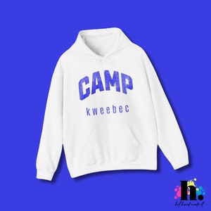 Camp Kweebec Hoodie, Gildan Sweatshirt Unisex, Sleepaway Camp, Summer Clothes, Camper Birthday Gifts, Grunge Style Bunk Sweater