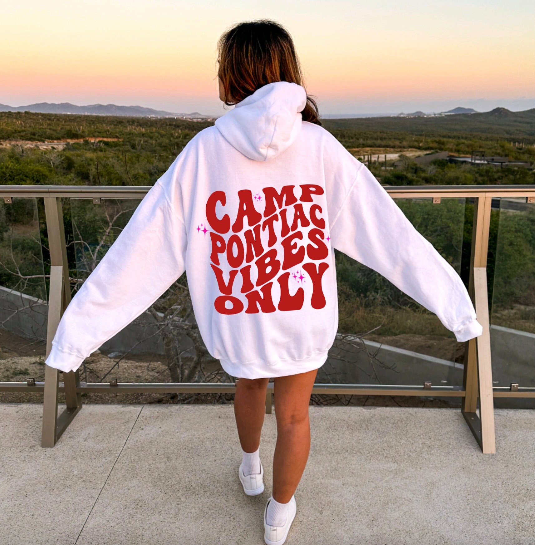 Your Camp/school Vibes Only Hoodie, Custom! Sleepaway, Overnight
