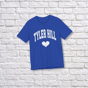 Custom Camp T-Shirt, Varsity Style, Distressed. Unisex - Girls and Boys, Sleepaway Camp Clothes, Camper Gifts, Matching Bunk Shirts for Kids