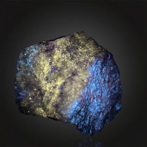 Fluorescent Minerals, UV Reactive Calcite, Chondrodite, Aragonite Crystal Specimen, Geology Gift, 1475g