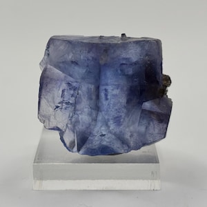 Natural Blue Fluorite Crystal, Yaogangxian Mineral Specimen, 17g