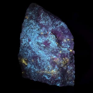 Fluorescent Minerals, Diopside, Calcite, Chondrodite Mineral Specimen, Geology Gift, 480g