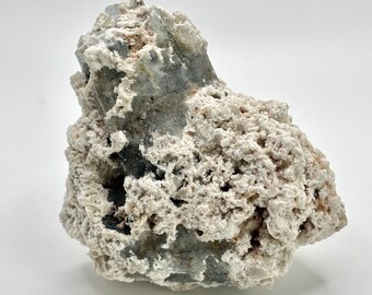 Aquamarine Feldspar Matrix, Erongo Mountains, Mineral Specimen, Namibia, 100g