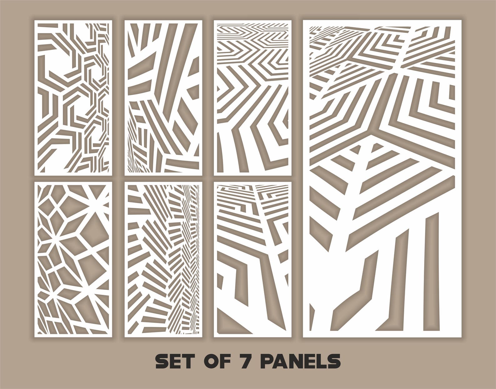 Svg Distorted Effect Several Distorted Patterns SVG. Panel Templates. 7 Vector Files, for ...