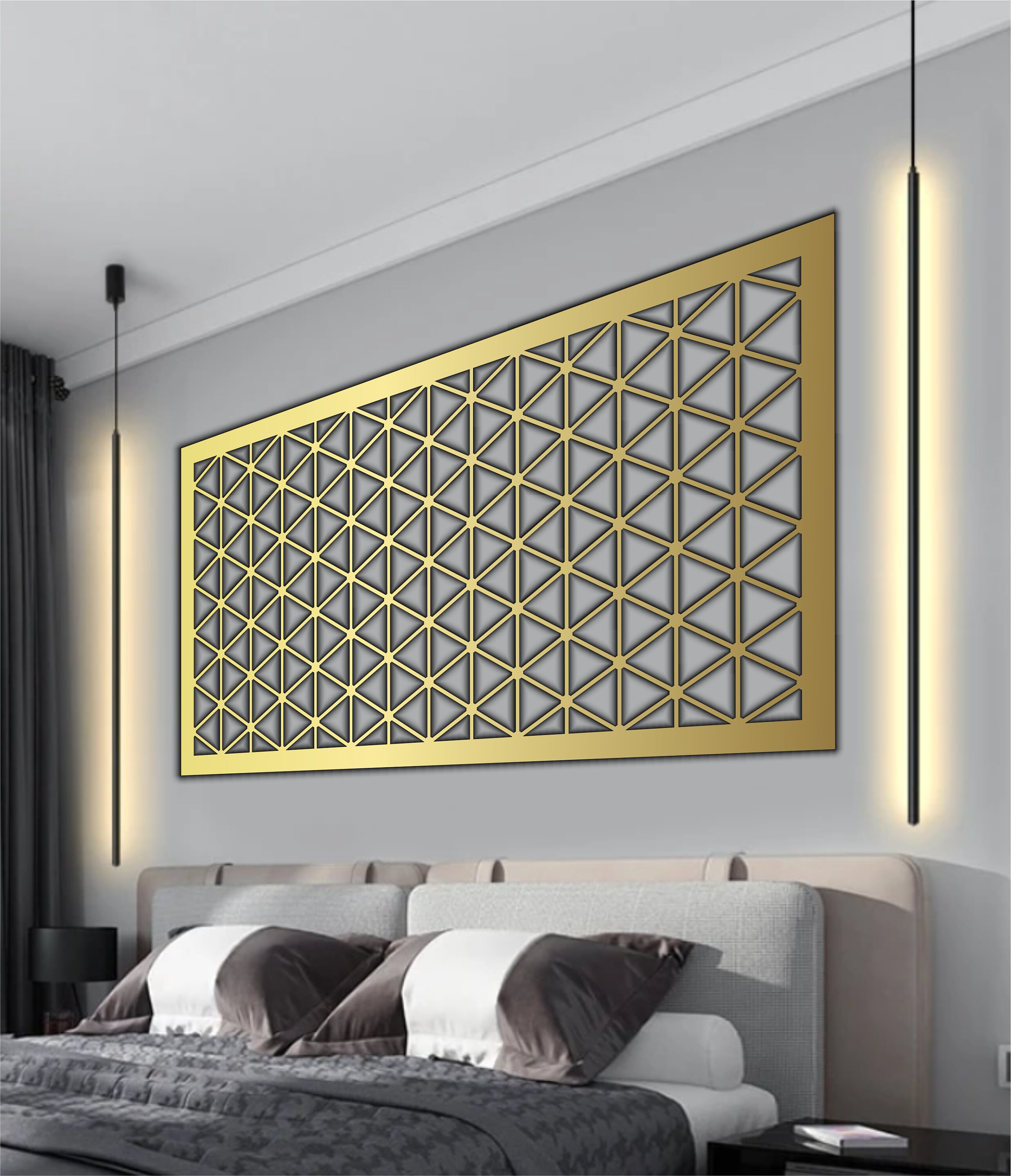 Geometric Patterns Panel Templates SVG Set #23. 7 Vector Files, for ...