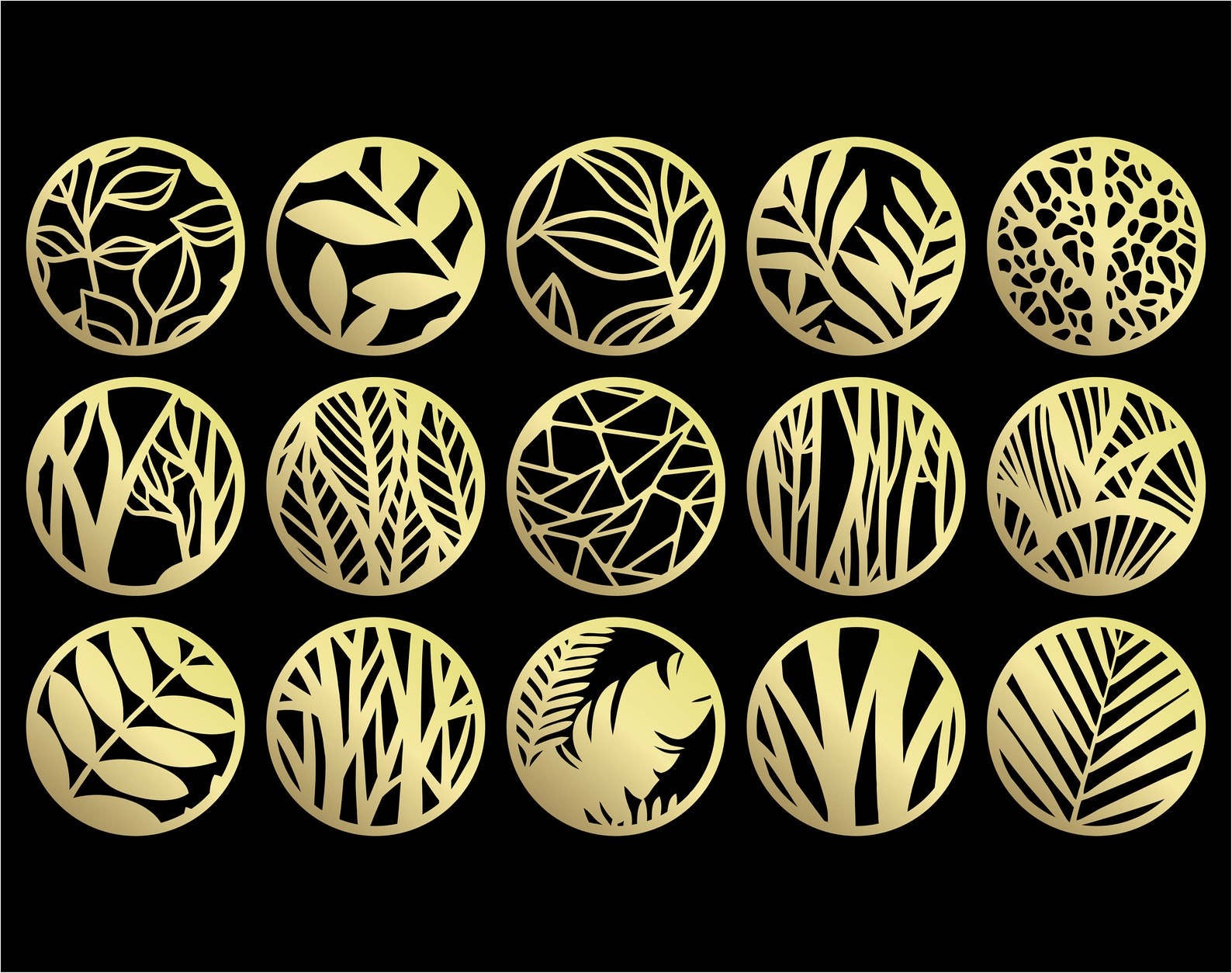 15 Wood Metal Coaster Grill Wall Decor Templates Vector Etsy