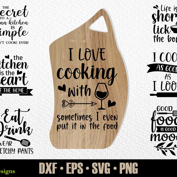 12 Kitchen Svg Bundle, Cutting Board Design SVG,Kitchen Quote Svg, Funny Kitchen Svg, Cooking Svg, Baking Svg, Kitchen Sign Svg