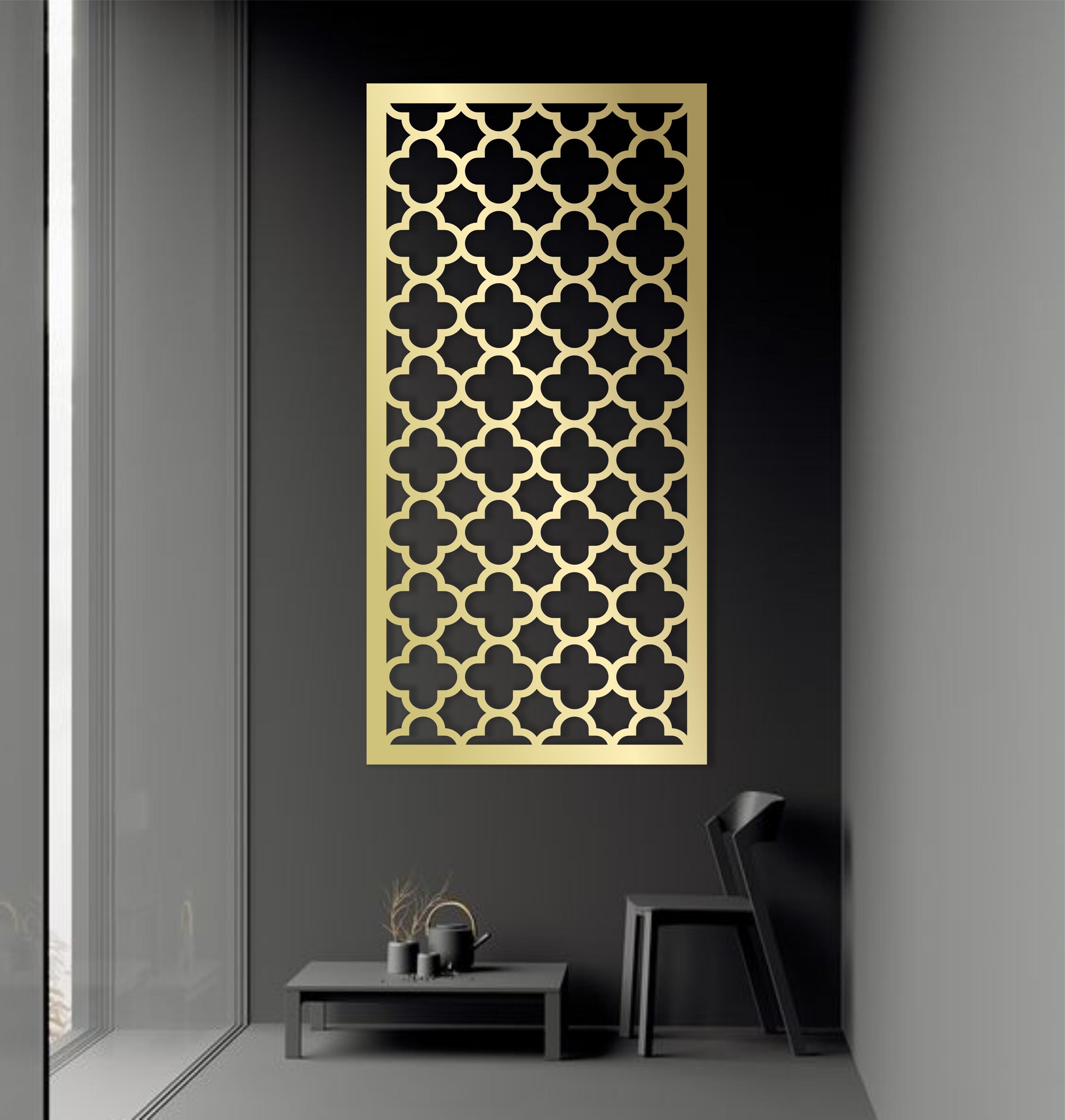 Arabic Panel Templates SVG. Moroccan Style Arabic Room Divider SVG 7 ...