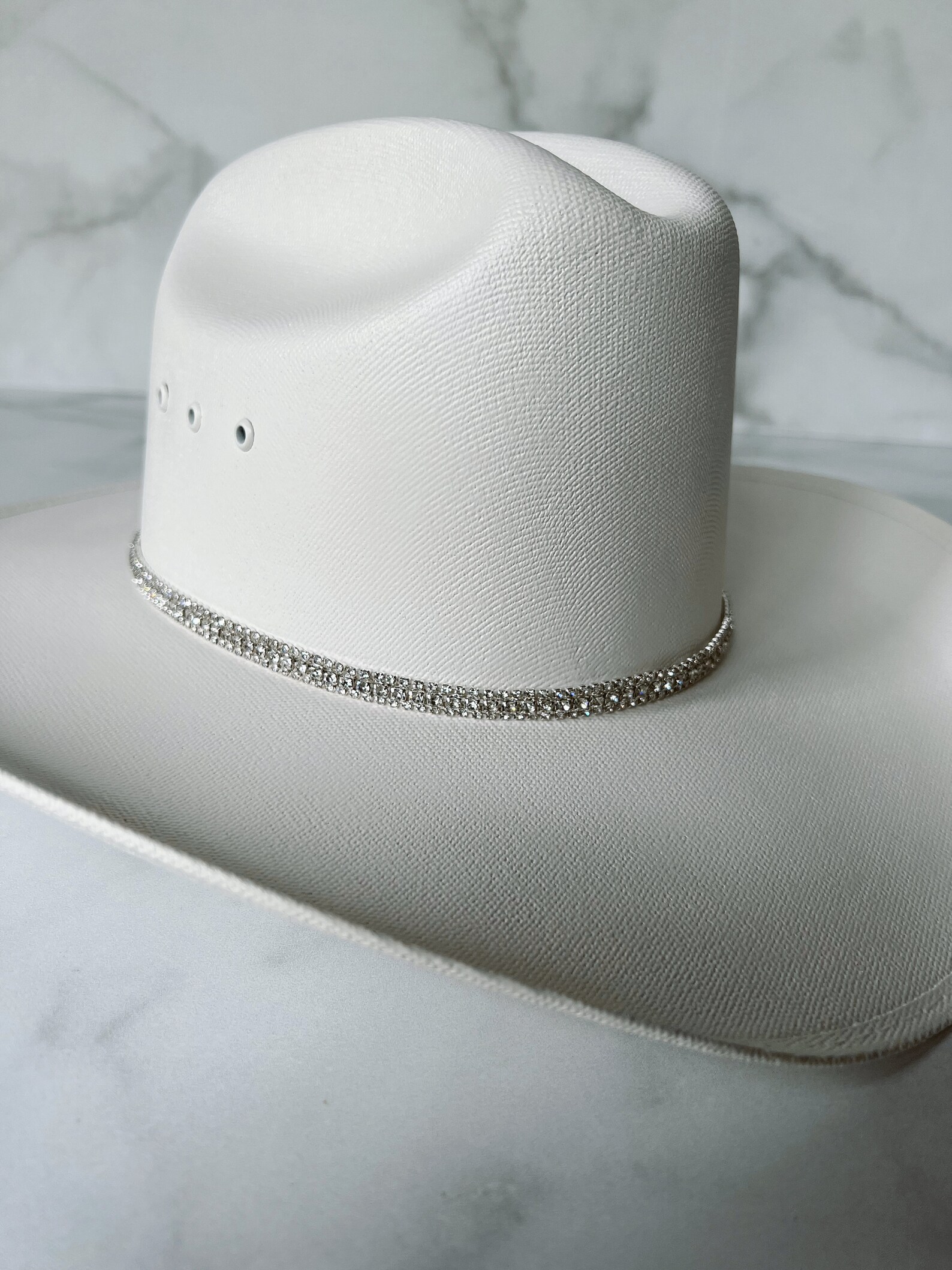 Silver Bling Cowboy Hat Rhinestone Cowgirl Hat - Etsy