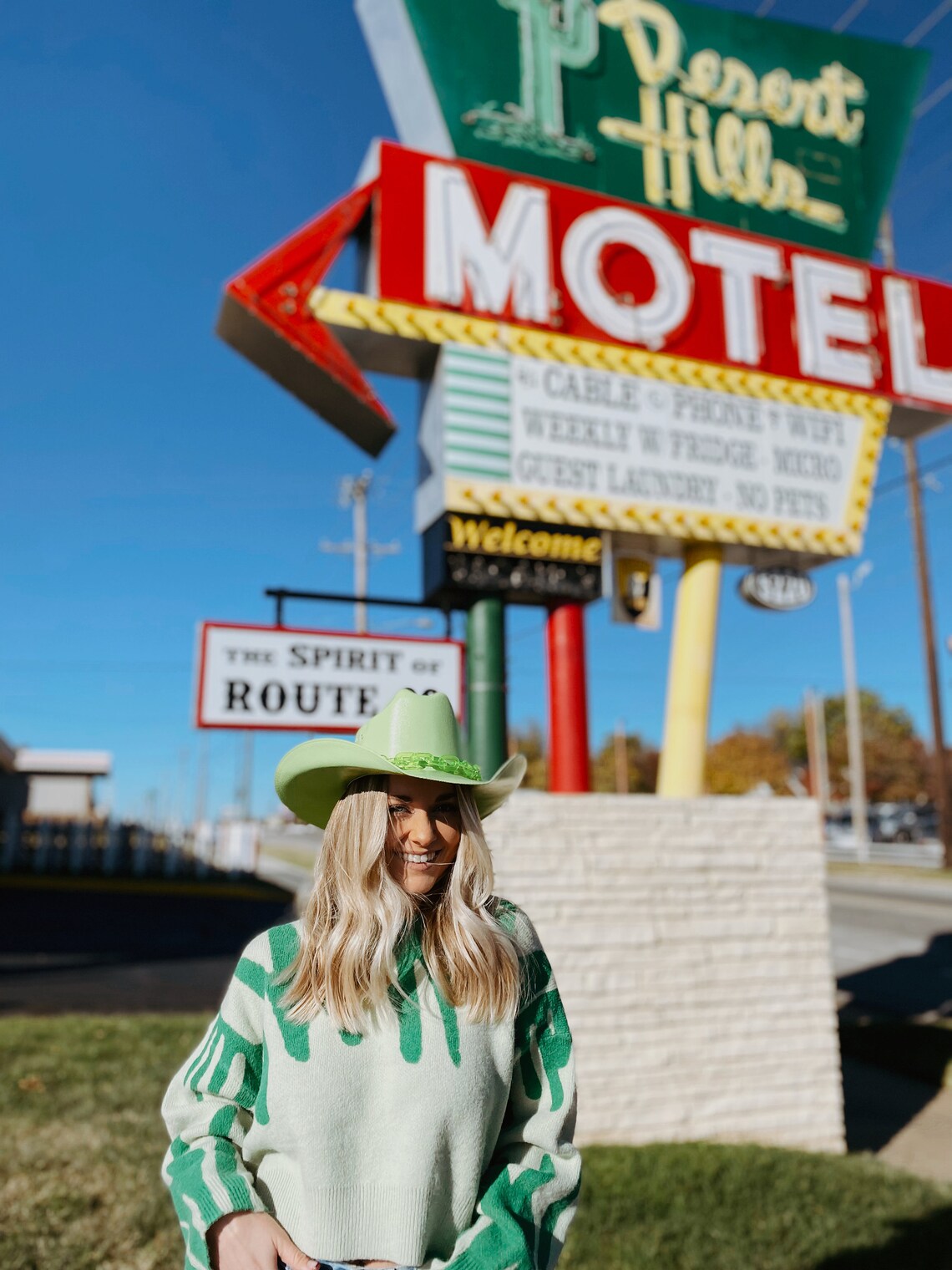 Green Cowboy Hat Bachelorette Cowgirl Hat Painted Etsy