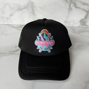 Black Ski Club Trucker Hat Black Foam Patch Trucker Hat - Etsy