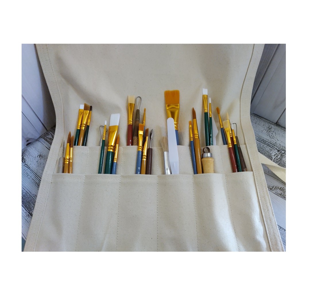 Pottery Tool Bag, Paint Brush Tool Bag, Crochet Tool Bag Etsy