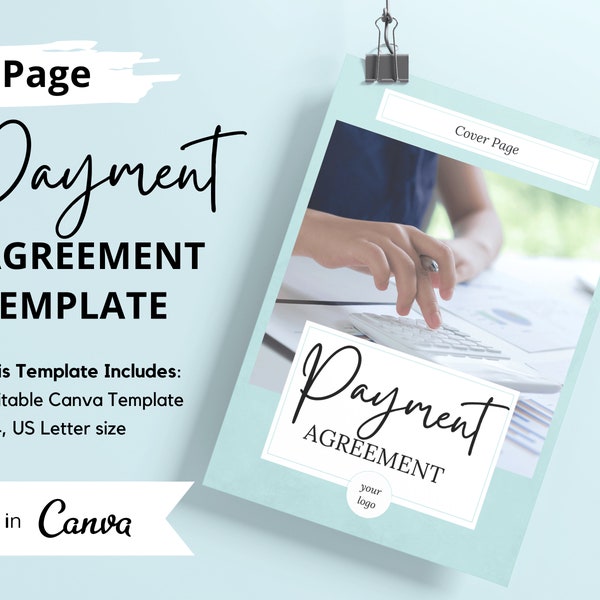 Agreement Template for Client Payment Contract | Done For You Contract | Editable Agreement Template | Client Contract Templates | for Coach