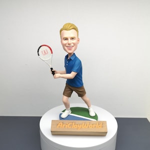 Personalized Tennis Bobble head,Tennis Gift,Tennis Gift For Team,Tennis Lover Gifts,Tennis Birthday,Tennis Gift For Women,Sports Dad-A0080