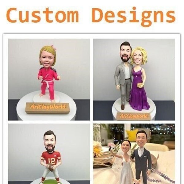 Custom Designs Bobblehead,Personalized Bobblehead,Gift for Men Who Have Everything,Gift For Couples Who Have Everything, Mens Gift