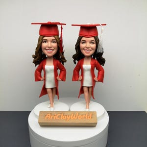 Custom PhD Bobble Head, Personalized Graduation Bobble Head, Custom Graduation gift-A0171