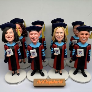 Custom PhD Bobble Head, Personalized Graduation Bobble Head, Custom Graduation gift-A0139