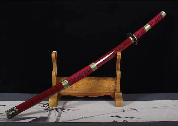 Katana Kitetsu Zoro Blade Maru 1045 Bushido Epee Sabre Sword Practical  Sword Handmade Zoro Katana Zoro Sword Sandai Kitetsu Display -  Norway