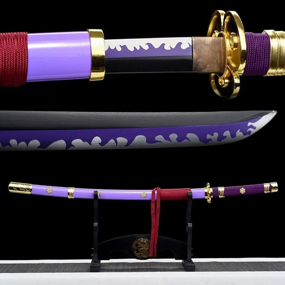 one-piece-swords-roronoa-zoro-enma-1045-carbon-steel-purple-anime-sword