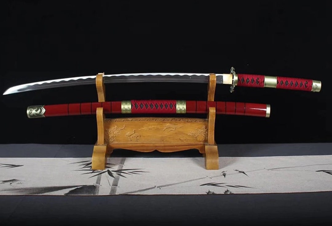 SWORD ONE PIECE KATANA DRACULE MIHAWK LONG CARBON STEEL (SPASH525) copia