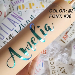 Personalized Vinyl Decals - Custom name - Laptop - Car - Wall Stickers - Name - Custom Gift