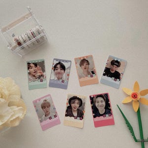 B T S PolcoDeco Set (7 Fotos) - Lesezeichen - Fotostreifen - B T S Army - Phone decor- jimin, taehyung, jungkook, rm, suga, jhope, jin
