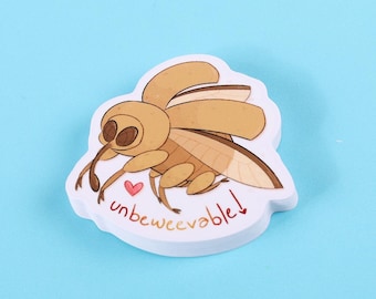Weevil Bug Sticker, Unbeweevable Insect 2" Decal