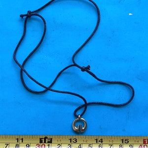 Lingling-o Ifugao brass  pendant necklace tribal jewelry fertility luck Small S