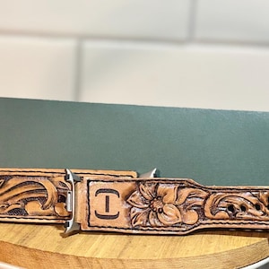 Correa de reloj de cuero hecha a mano